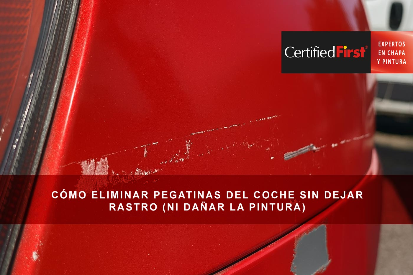 Sin rastro ni rayas: cómo eliminar las pegatinas del coche y mantener su brillo intacto
