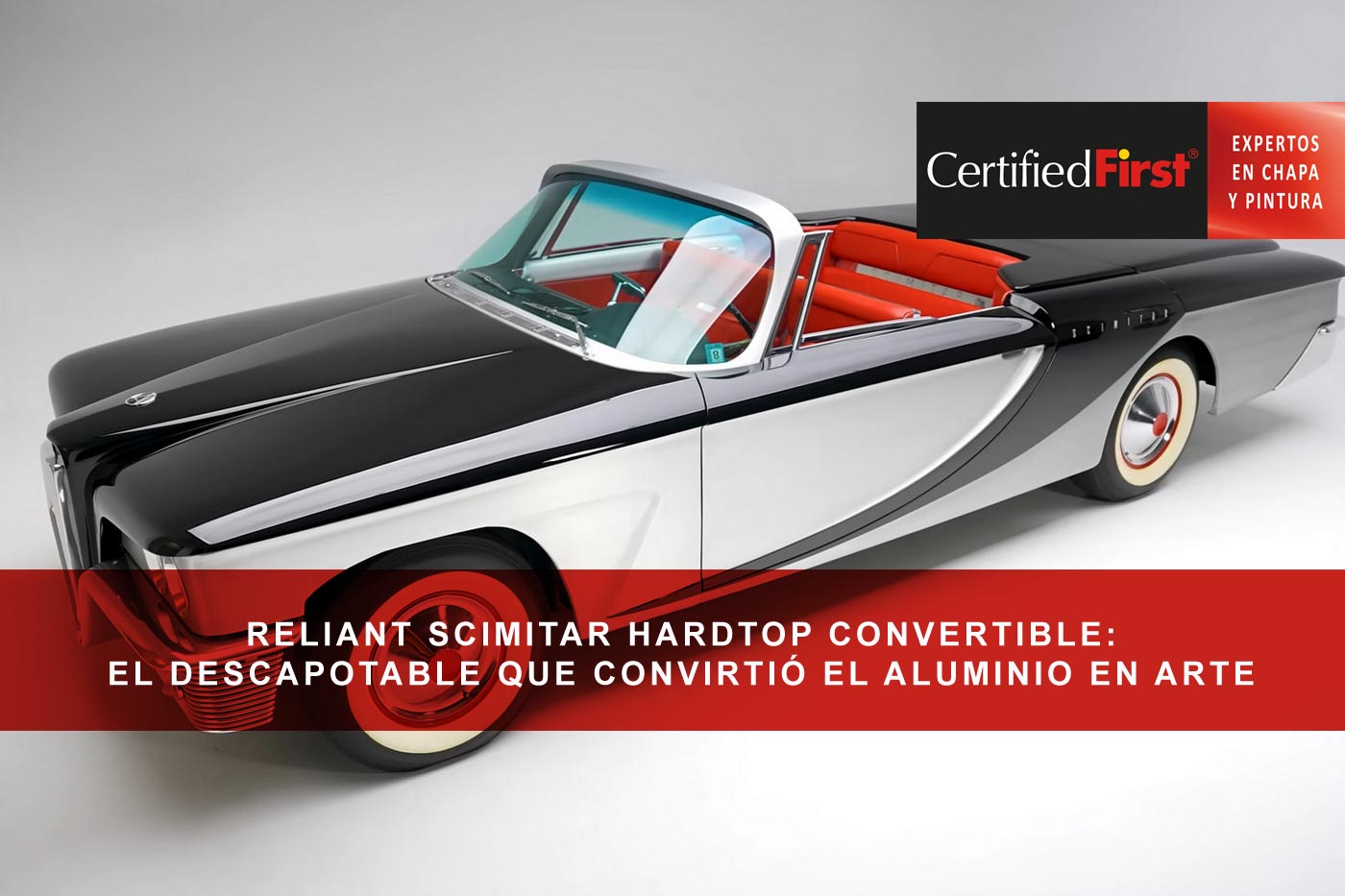 Reliant Scimitar Hardtop Convertible: el descapotable que convirtió el aluminio en arte