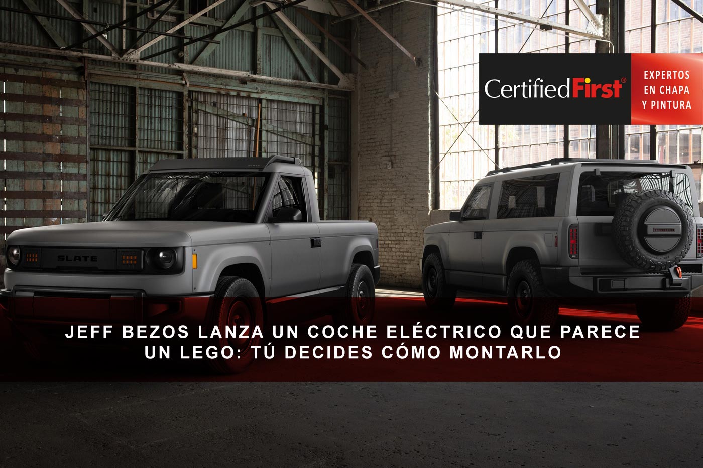 Jeff Bezos lanza un coche eléctrico que parece un Lego: tú decides cómo montarlo