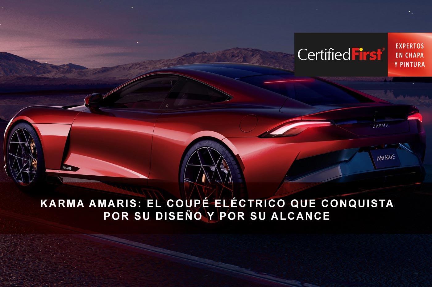 Karma Amaris: el coupé eléctrico que conquista por su diseño y por su alcance