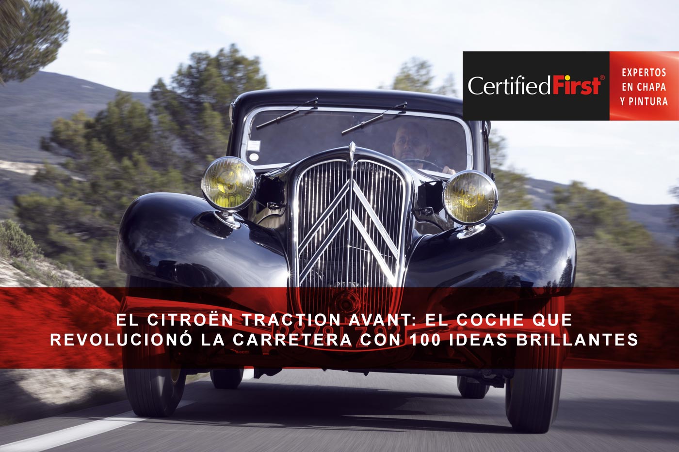 El Citroën Traction Avant: el coche que revolucionó la carretera con 100 ideas brillantes