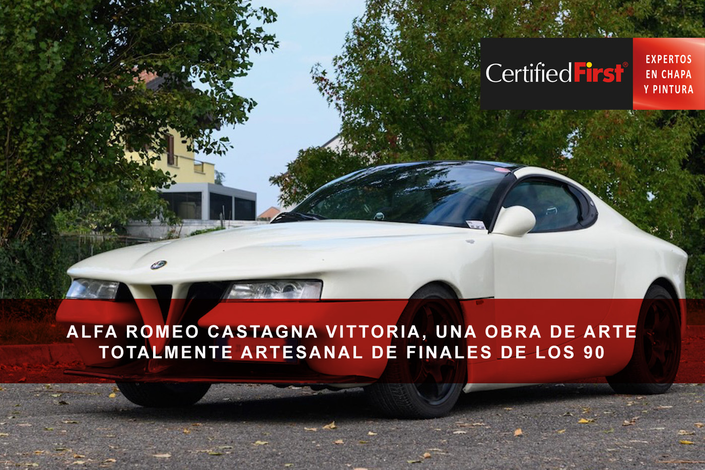 Alfa Romeo Castagna Vittoria, una obra de arte totalmente artesanal de finales de los 90