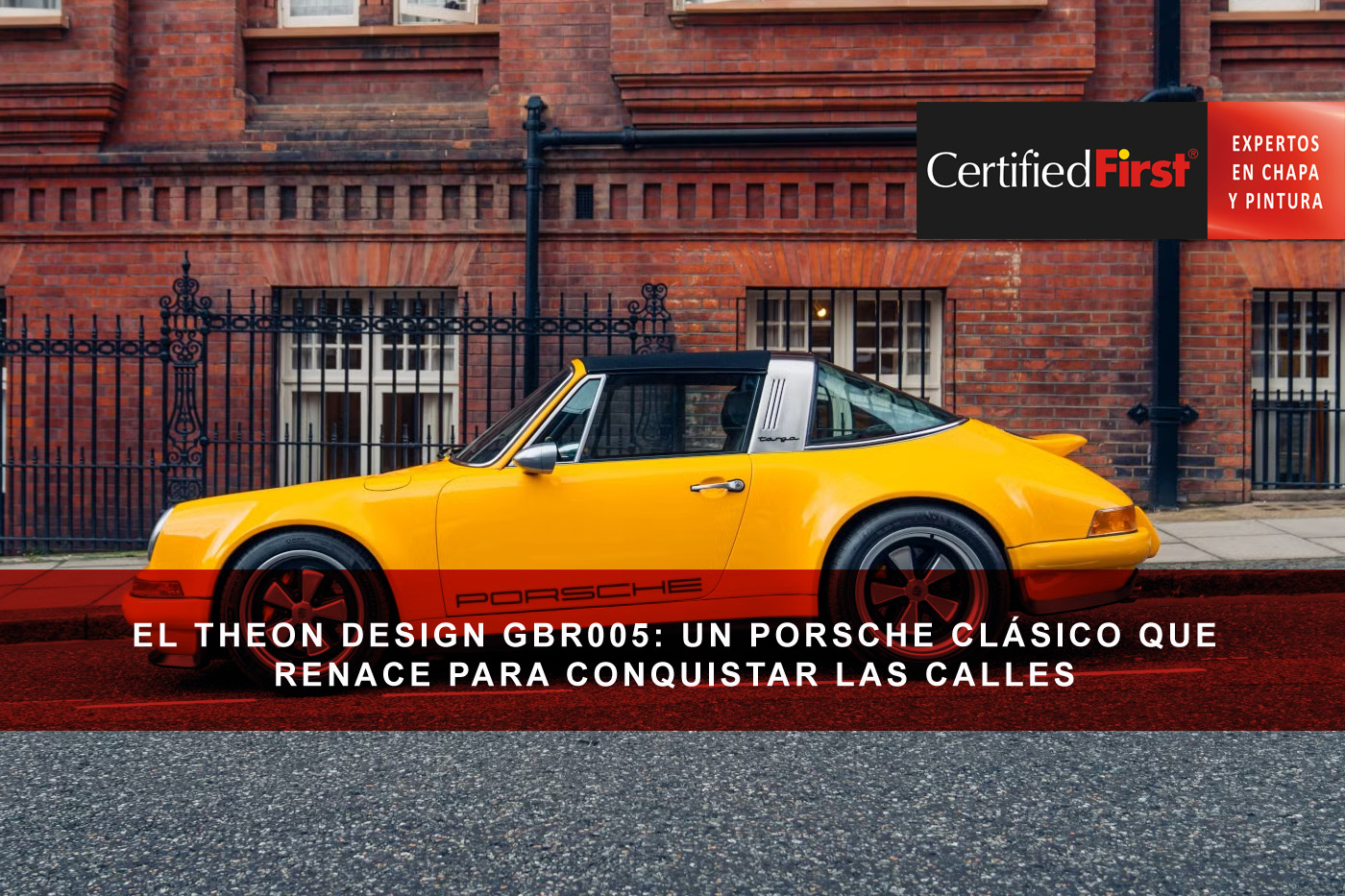El Theon Design GBR005: un Porsche clásico que renace para conquistar las calles