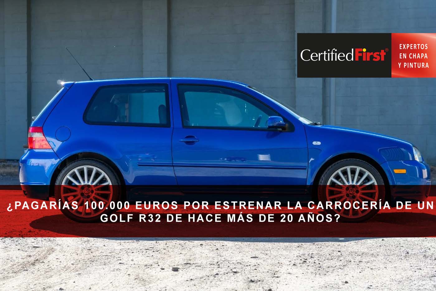 ¿Pagarías 100.000 € por estrenar la carrocería de un Golf de hace más de 20 años?