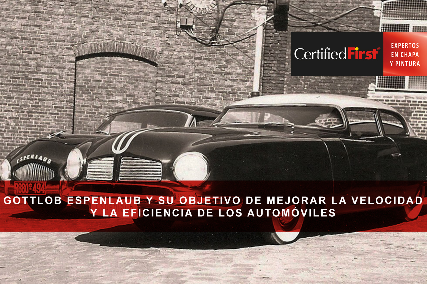 Gottlob Espenlaub y su objetivo de mejorar la velocidad y la eficiencia de los automóviles