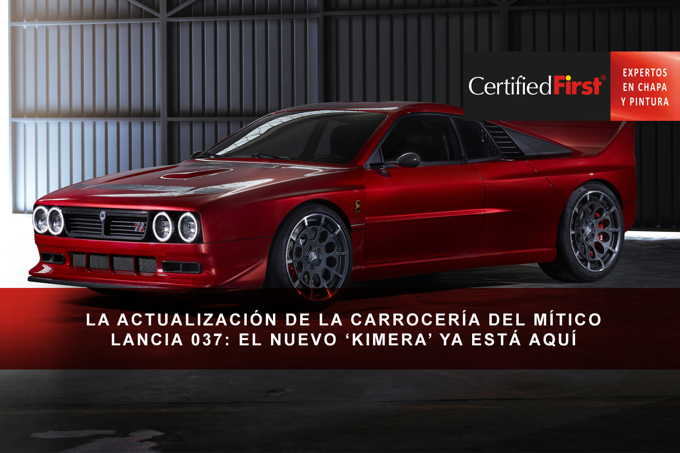 La actualización de la carrocería del mítico Lancia 037: el nuevo ‘Kimera’ ya está aquí