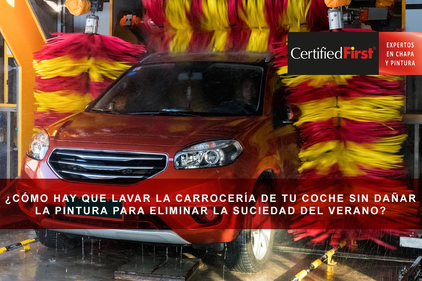 ¿Cuál es la mejor forma de lavar la carrocería de tu coche sin dañar la pintura para eliminar la sociedad del verano?