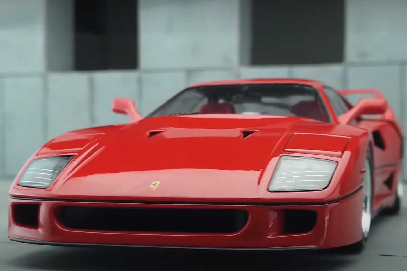El F40 ya restaurado