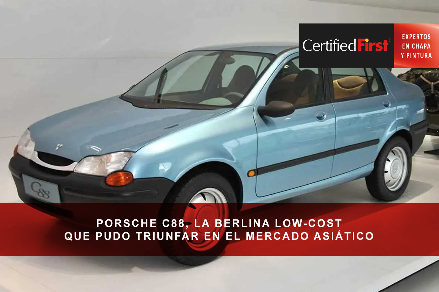 Porsche C88, la berlina low-cost que pudo triunfar en el mercado asiático