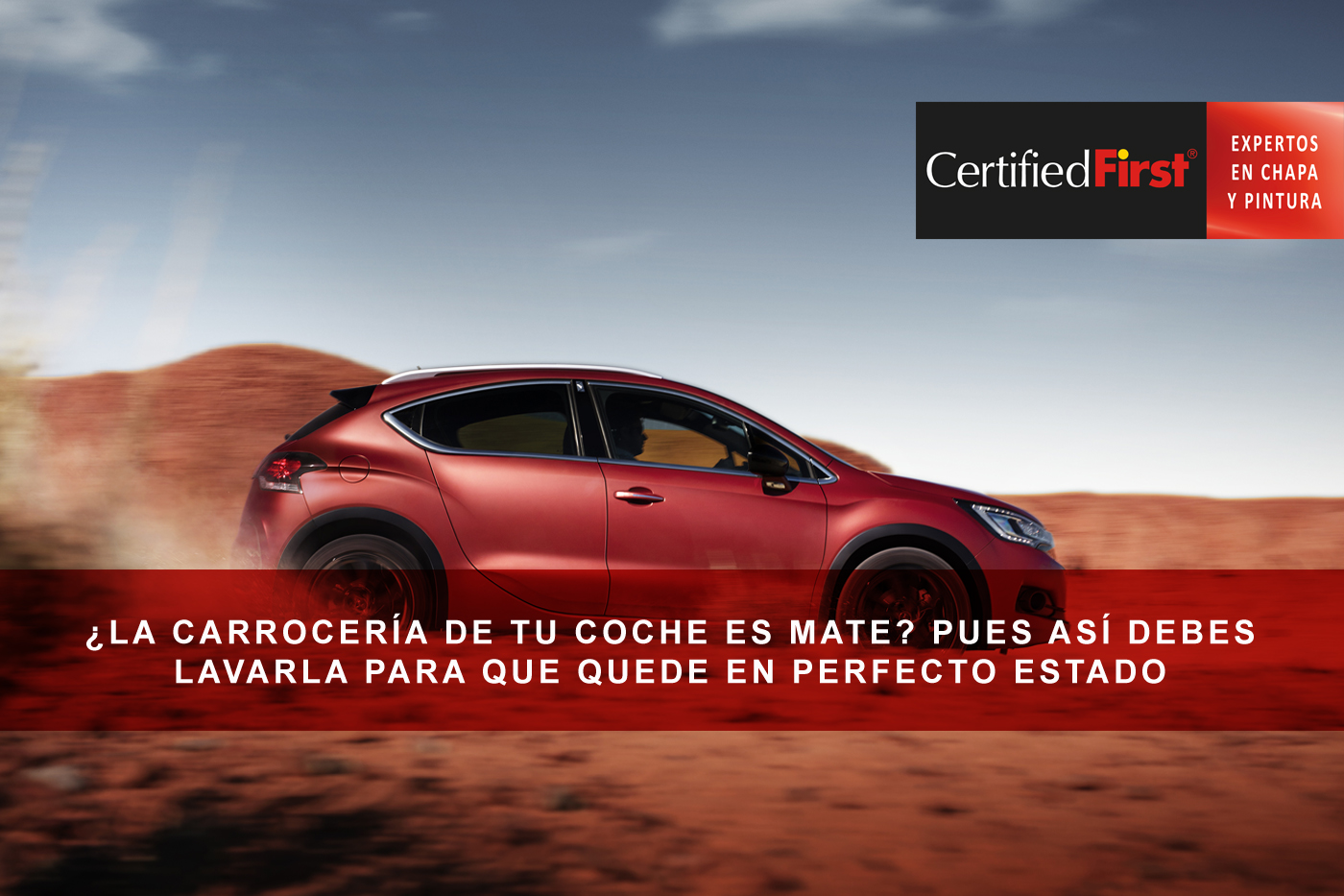 ¿La carrocería de tu coche es mate? Pues así debes lavarla para que quede en perfecto estado