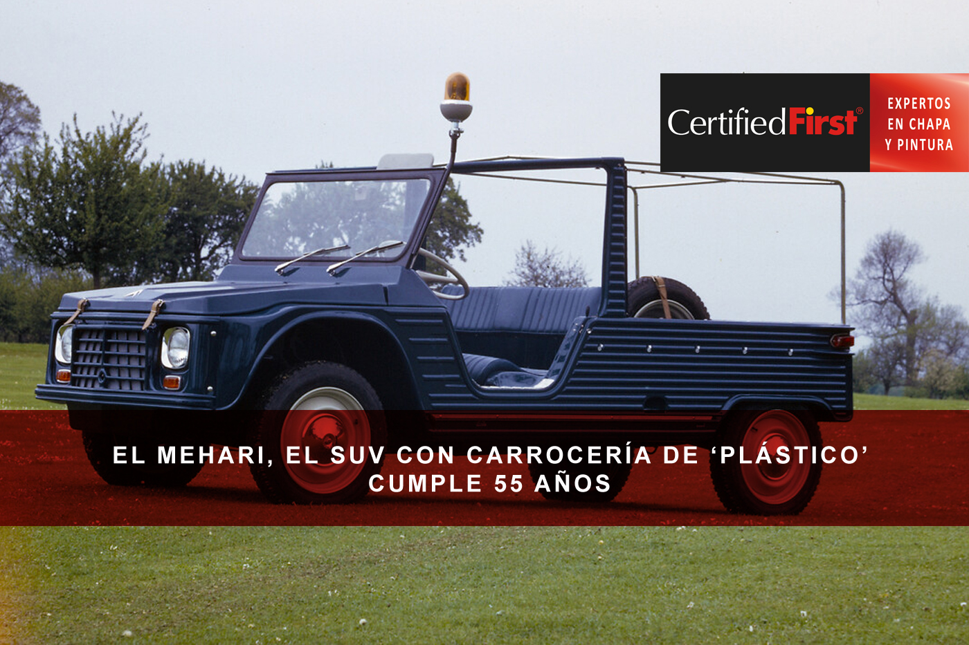 El Mehari, el SUV con carrocería de ‘plástico’ cumple 55 años