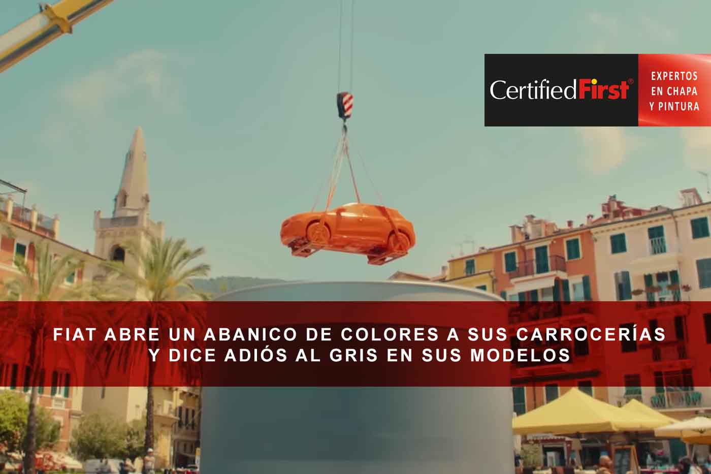 Fiat abre un abanico de colores a sus carrocerías y dice adiós al gris en sus modelos