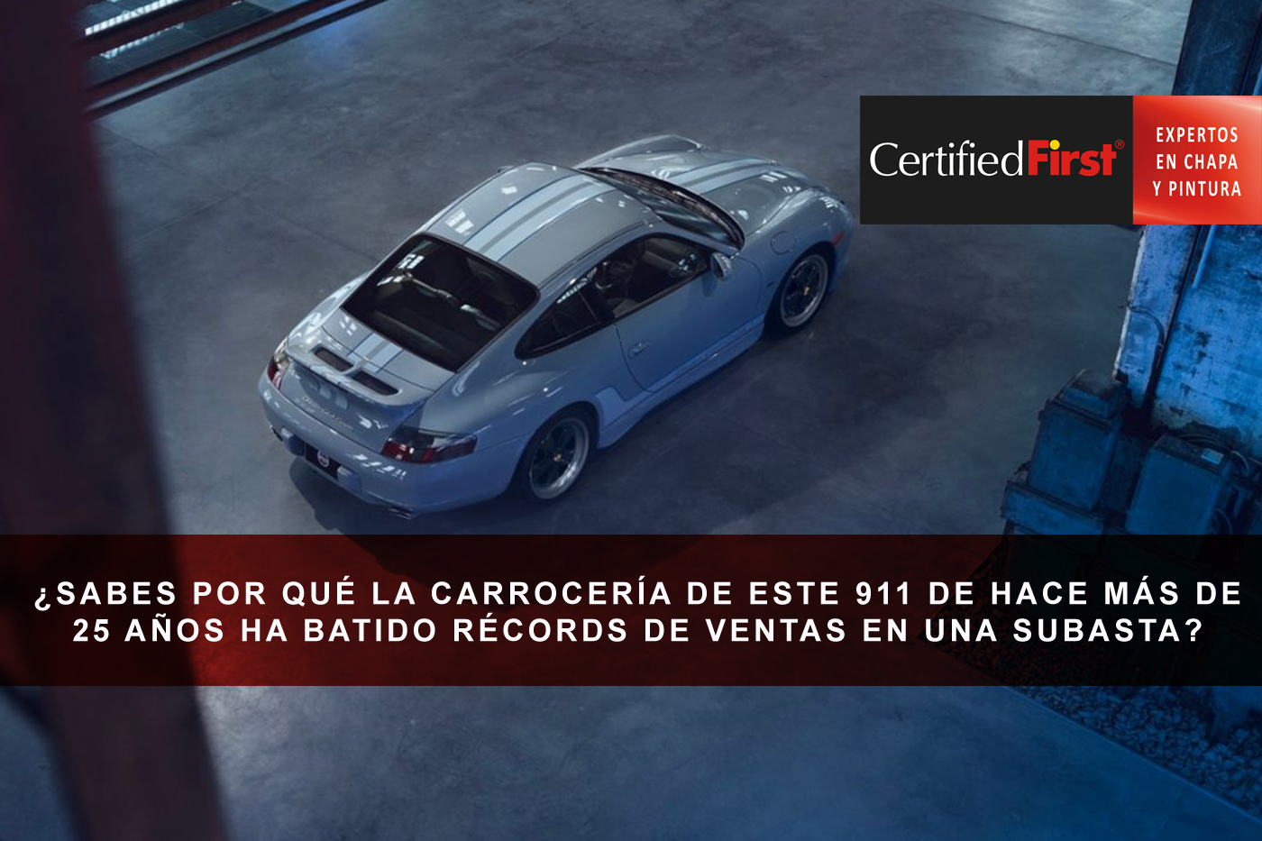 ¿Sabes por qué la carrocería de este 911 de hace más de 25 años ha batido récords de ventas en una subasta?
