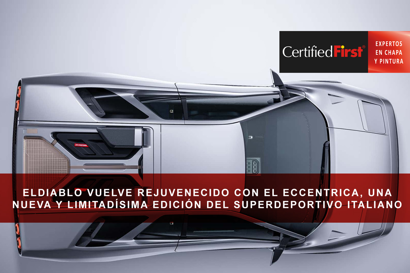 El Lamborghini Diablo vuelve rejuvenecido con el Eccentrica, una nueva y limitadísima edición del superdeportivo italiano
