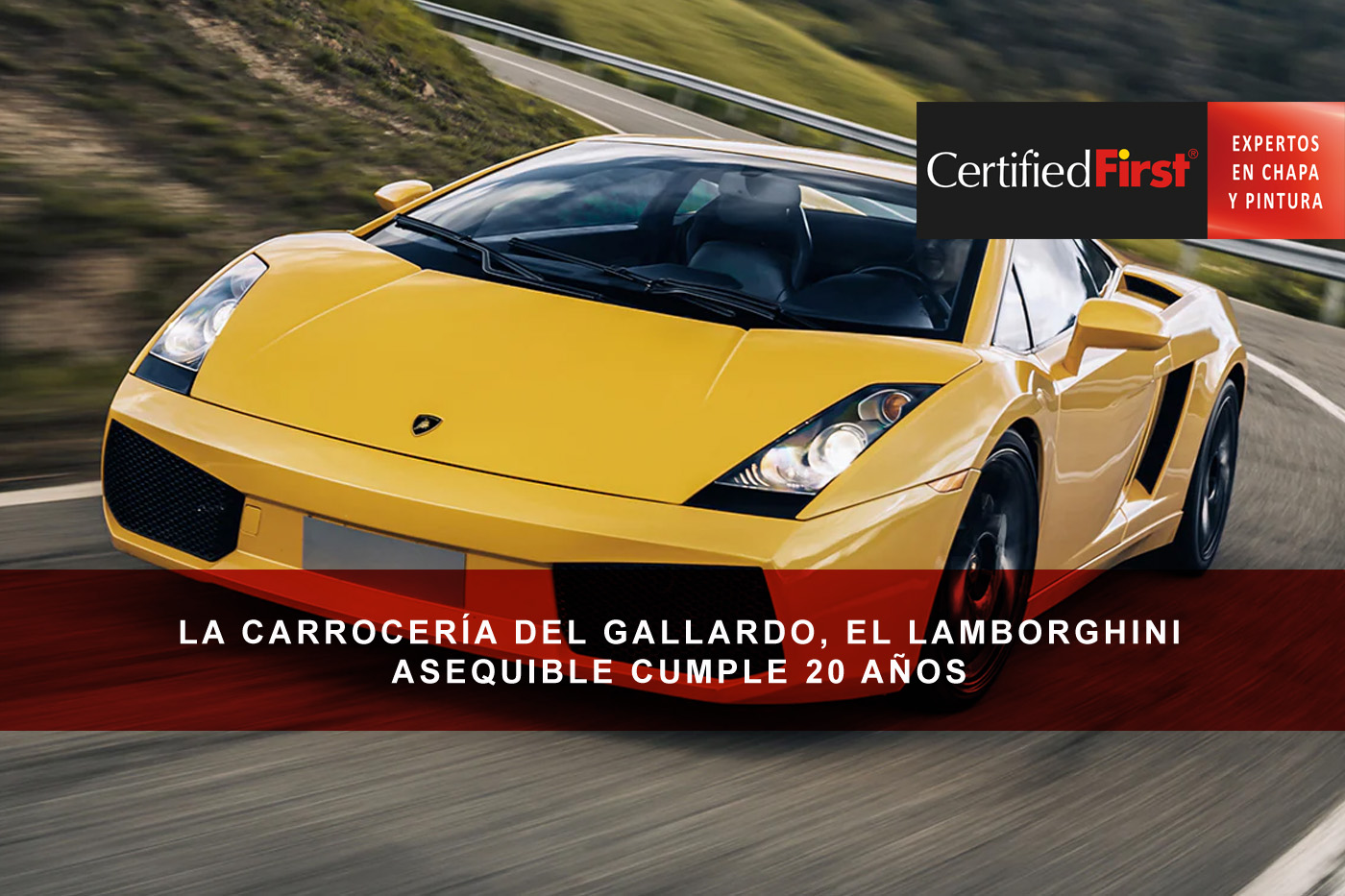La carrocería del Gallardo, el Lamborghini asequible cumple 20 años