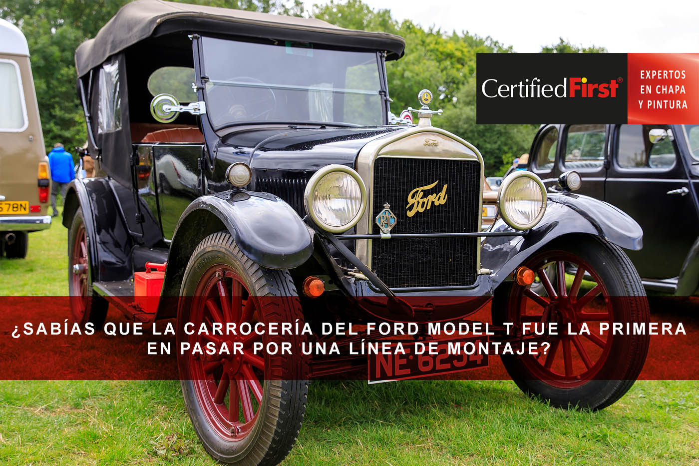 ¿Sabías que la carrocería del Ford Model T fue la primera en pasar por una línea de montaje?