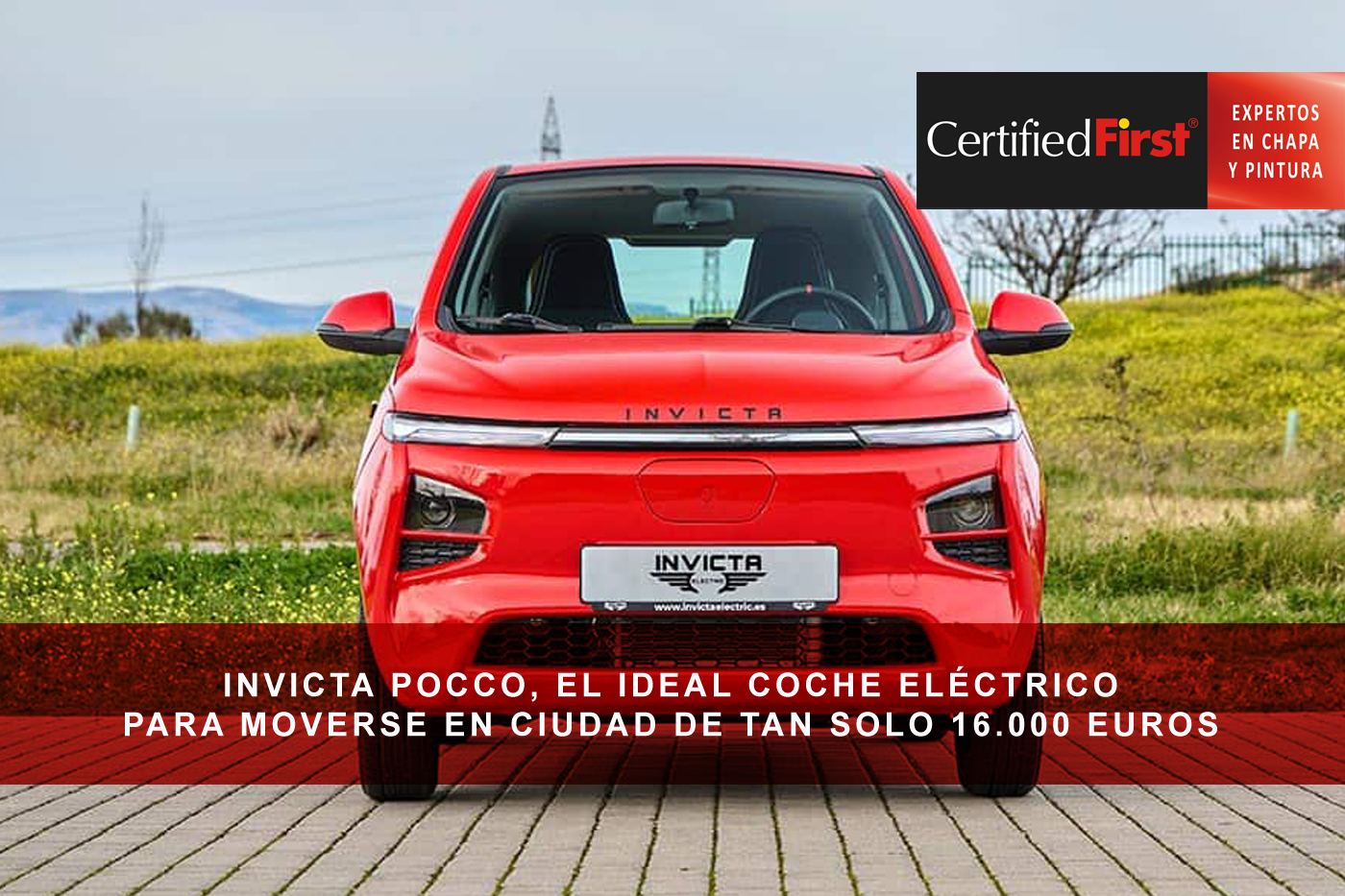 Invicta Pocco, el ideal coche eléctrico para moverse en ciudad de tan solo 16.000 euros