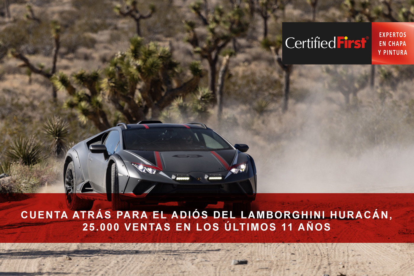 Cuenta atrás para el adiós del Lamborghini Huracán, 25.000 ventas en los últimos 11 años