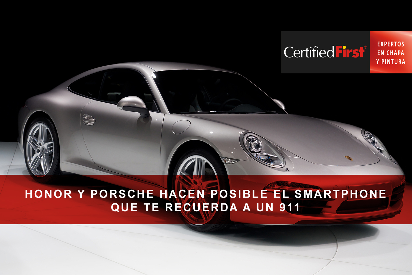 Honor y Porsche hacen posible el smartphone que te recuerda a un 911