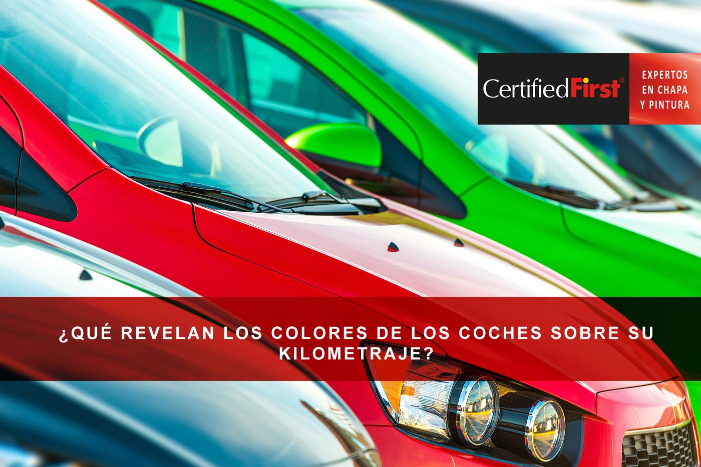 ¿Qué revelan los colores de los coches sobre su kilometraje?