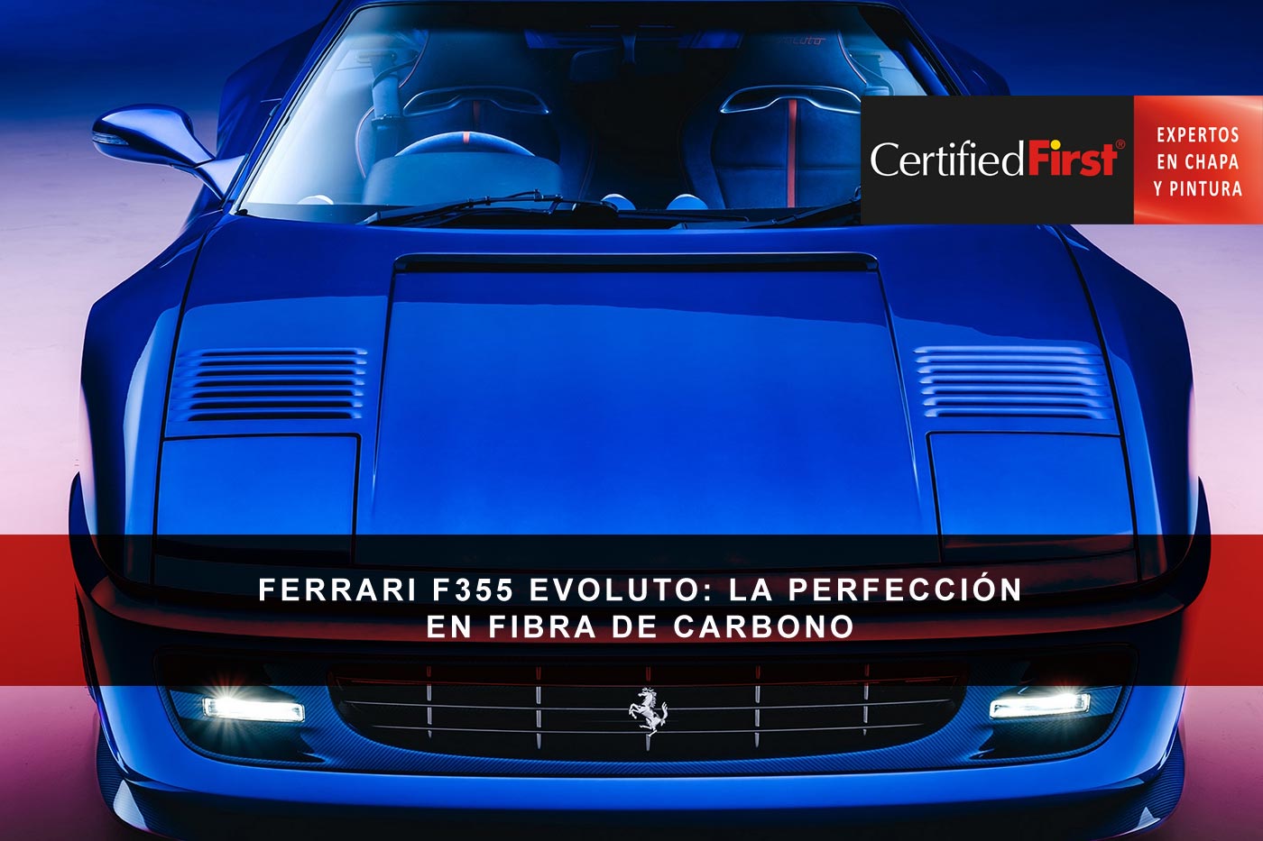 Ferrari F355 Evoluto: La perfección en fibra de carbono