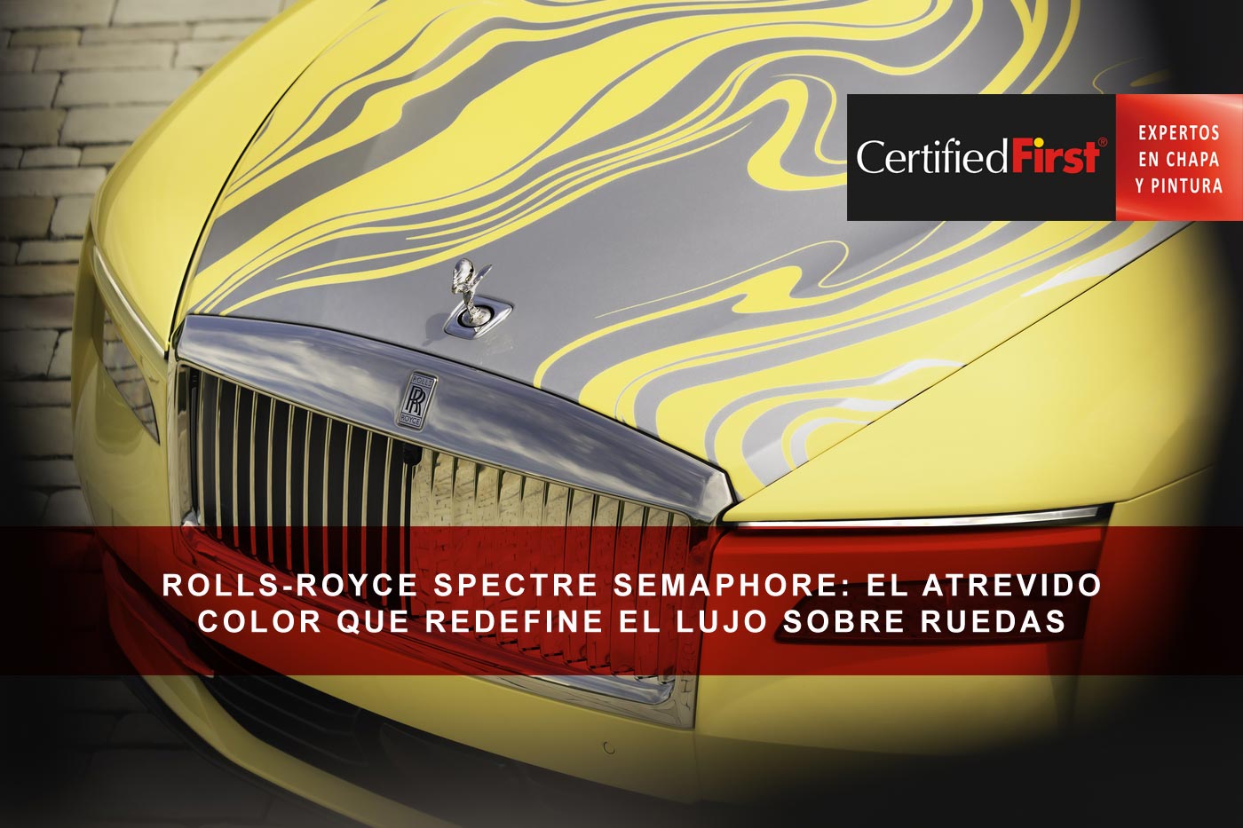 Rolls-Royce Spectre Semaphore: El atrevido color que redefine el lujo sobre ruedas