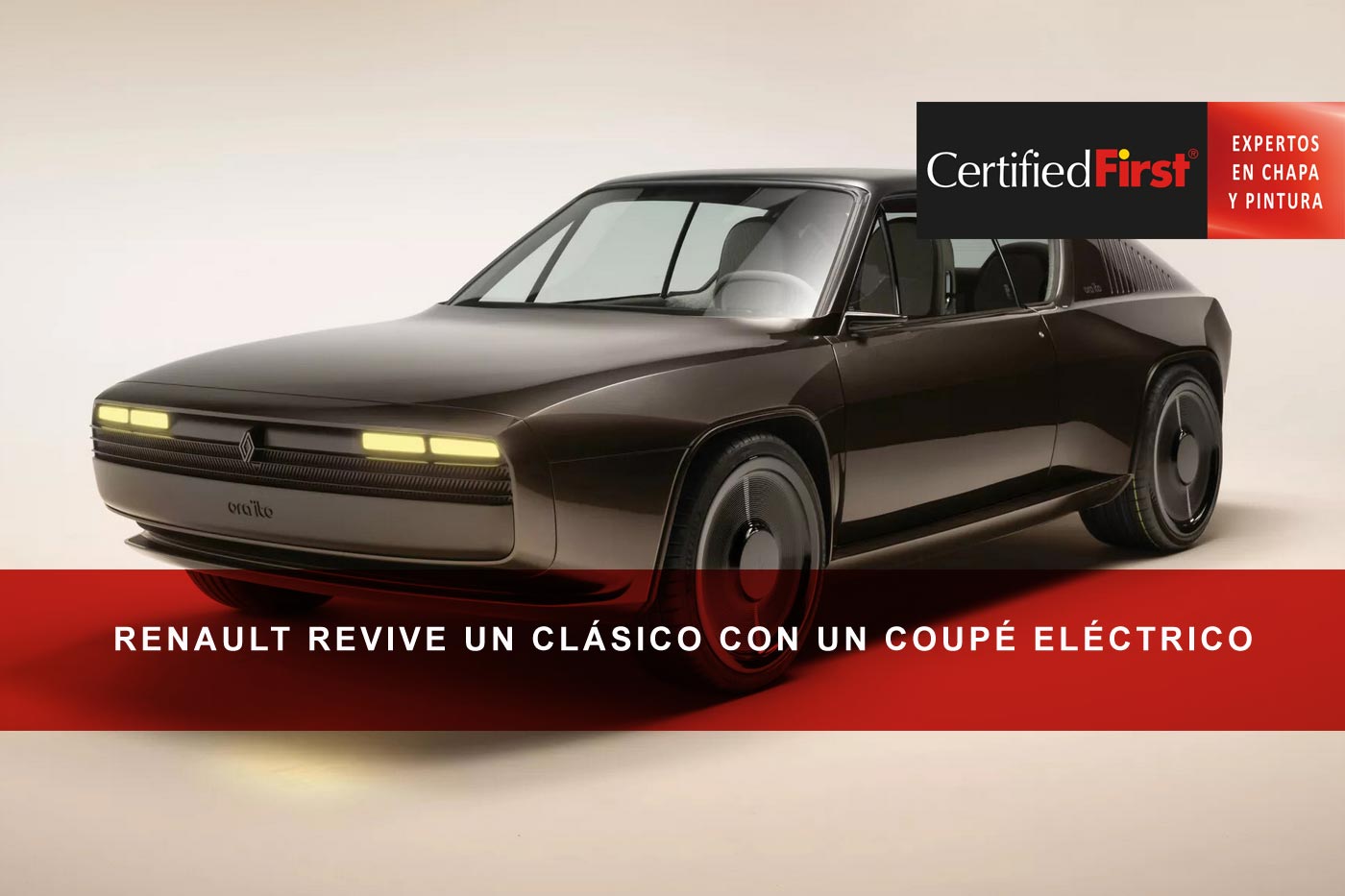 Renault revive un clásico con un coupé eléctrico