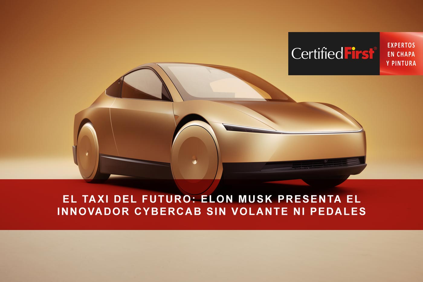 El taxi del futuro: Elon Musk presenta el innovador Cybercab sin volante ni pedales