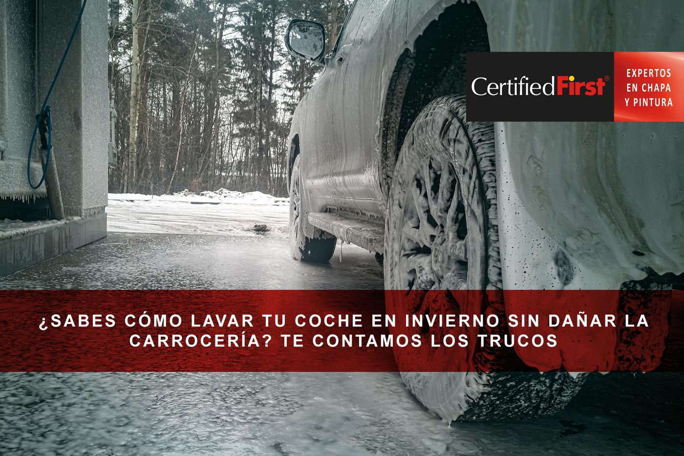 ¿Sabes cómo lavar tu coche en invierno sin dañar la carrocería? Te contamos los trucos