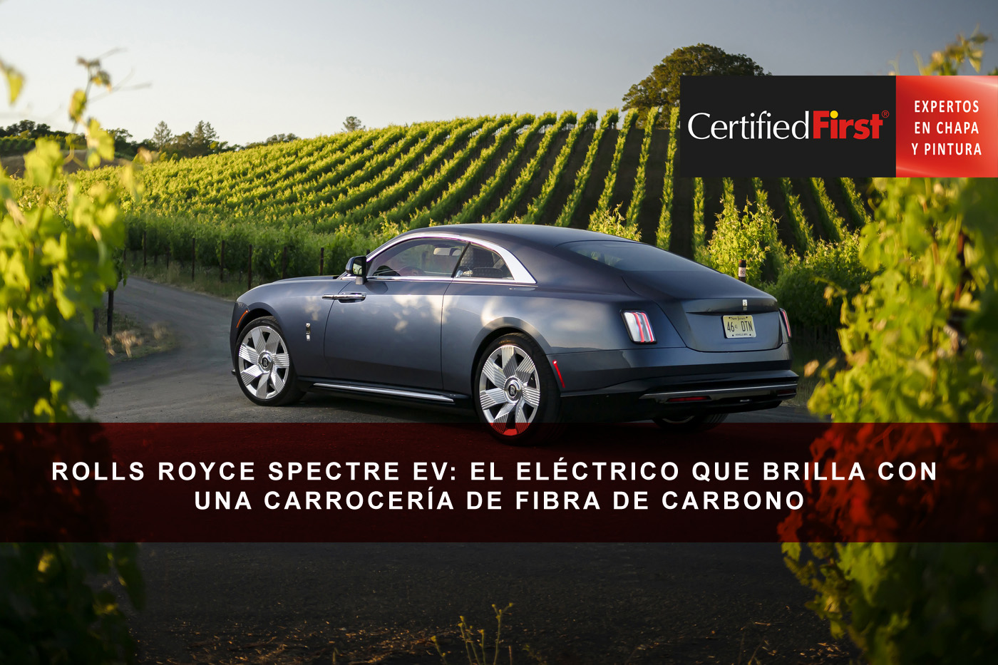 Rolls Royce Spectre EV: el eléctrico que brilla con una carrocería de fibra de carbono