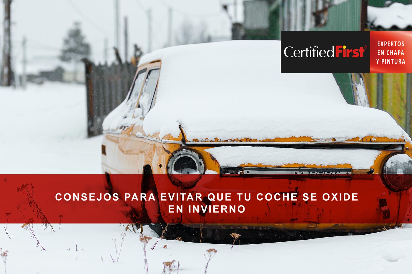 Cómo evitar que el coche se oxide en invierno