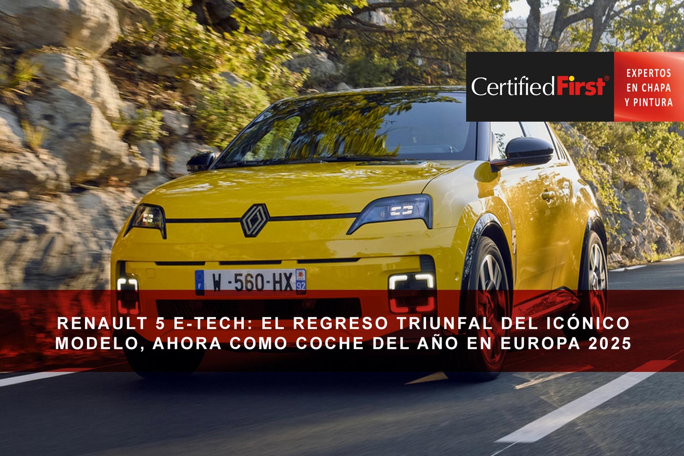 Renault 5 e-tech: El regreso triunfal del icónico modelo, ahora como coche del año en Europa 2025