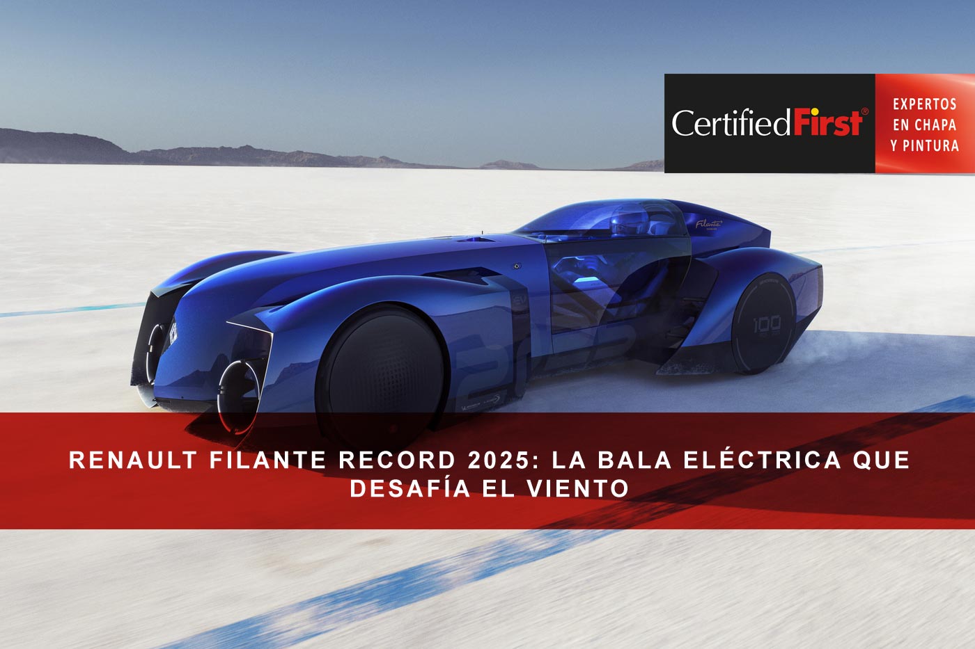 Renault Filante Record 2025: la bala eléctrica que desafía el viento