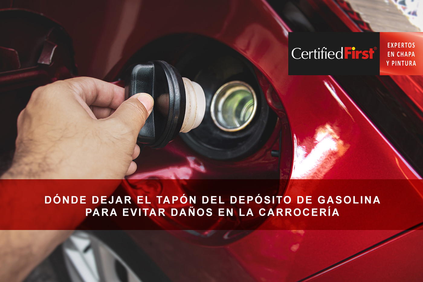 Dónde dejar el tapón del depósito de gasolina para evitar daños en la carrocería