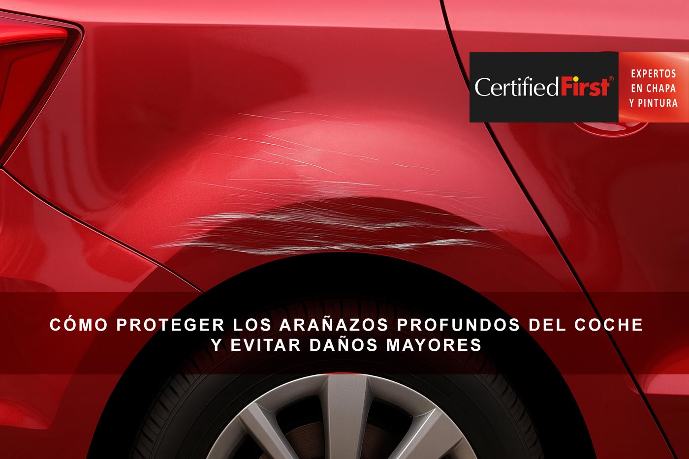 Cómo proteger los arañazos profundos del coche y evitar daños mayores