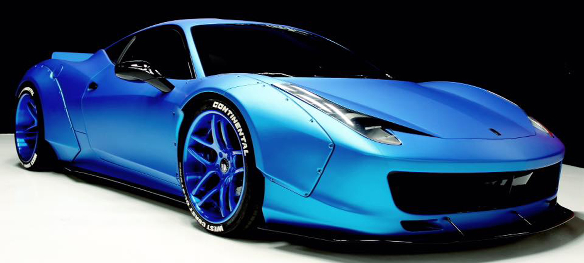 ¿De qué color es el Ferrari del cantante Justin Bieber? Ayer, blanco. Hoy, azul. Mañana, ¿quién sabe?