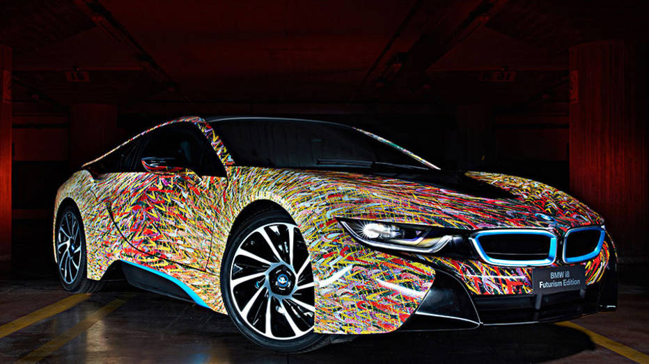 Explosión de color para la pintura de un BMW muy especial
