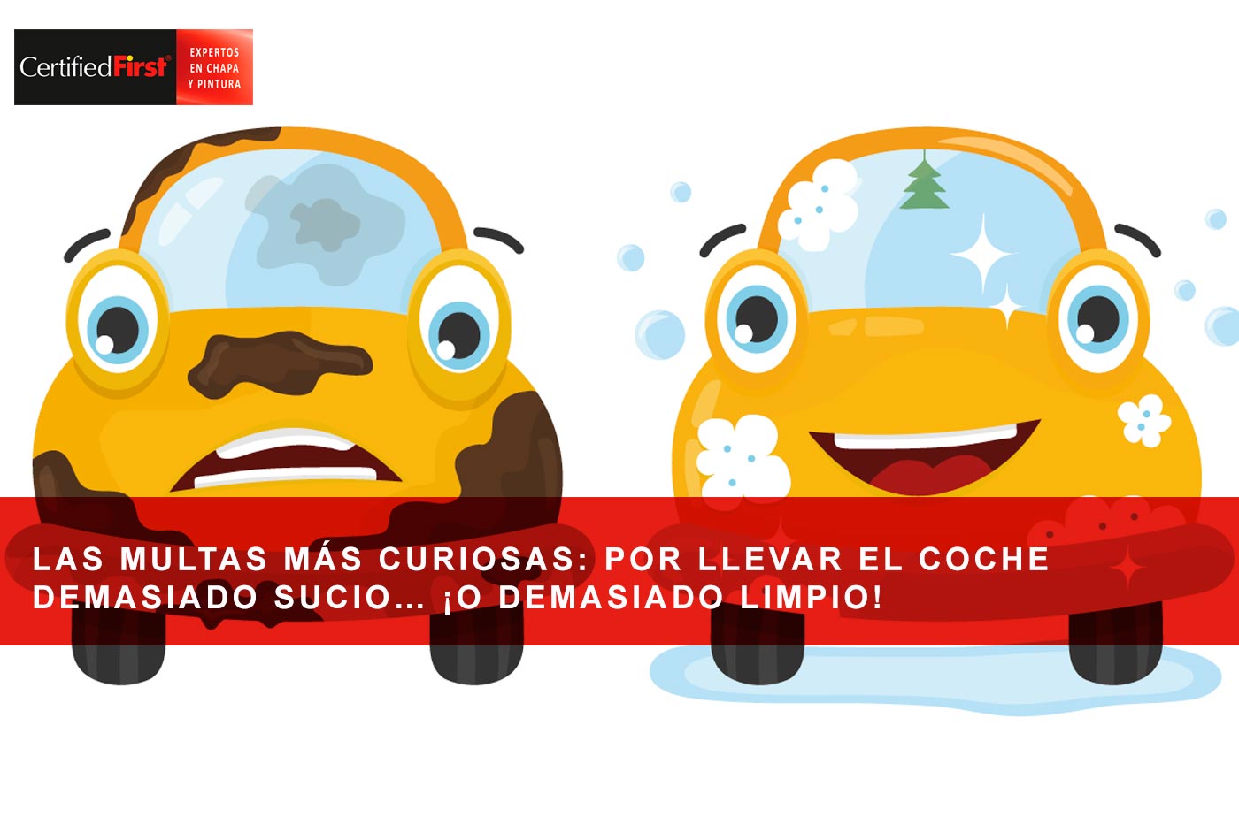 Las multas más curiosas: por llevar el coche demasiado sucio… ¡o demasiado limpio!