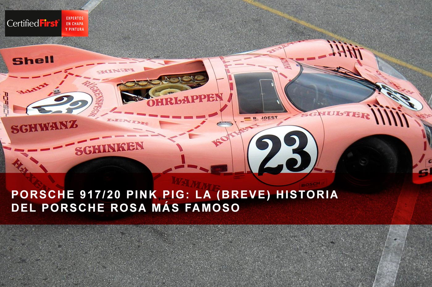 Porsche 917/20 Pink Pig: la (breve) historia del Porsche rosa más famoso