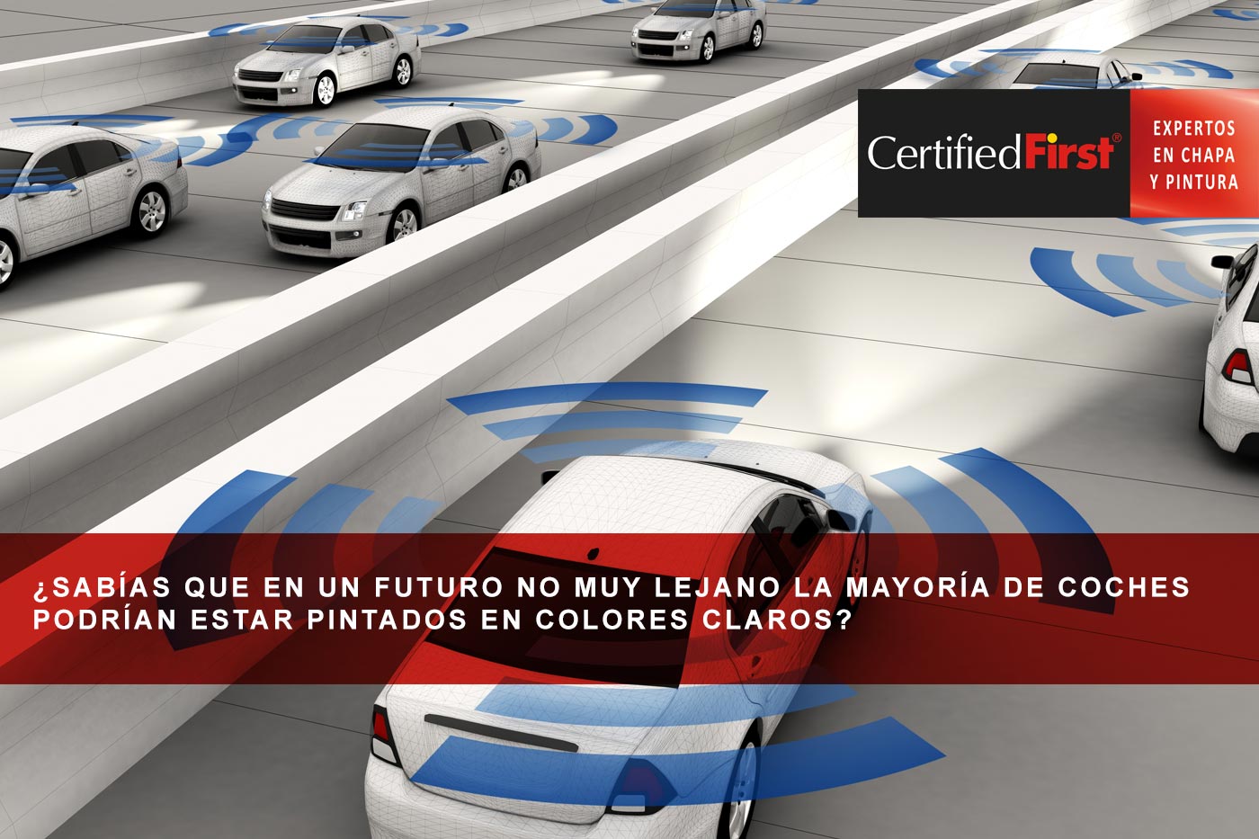 ¿Sabías que en un futuro no muy lejano la mayoría de coches podrían estar pintados en colores claros?
