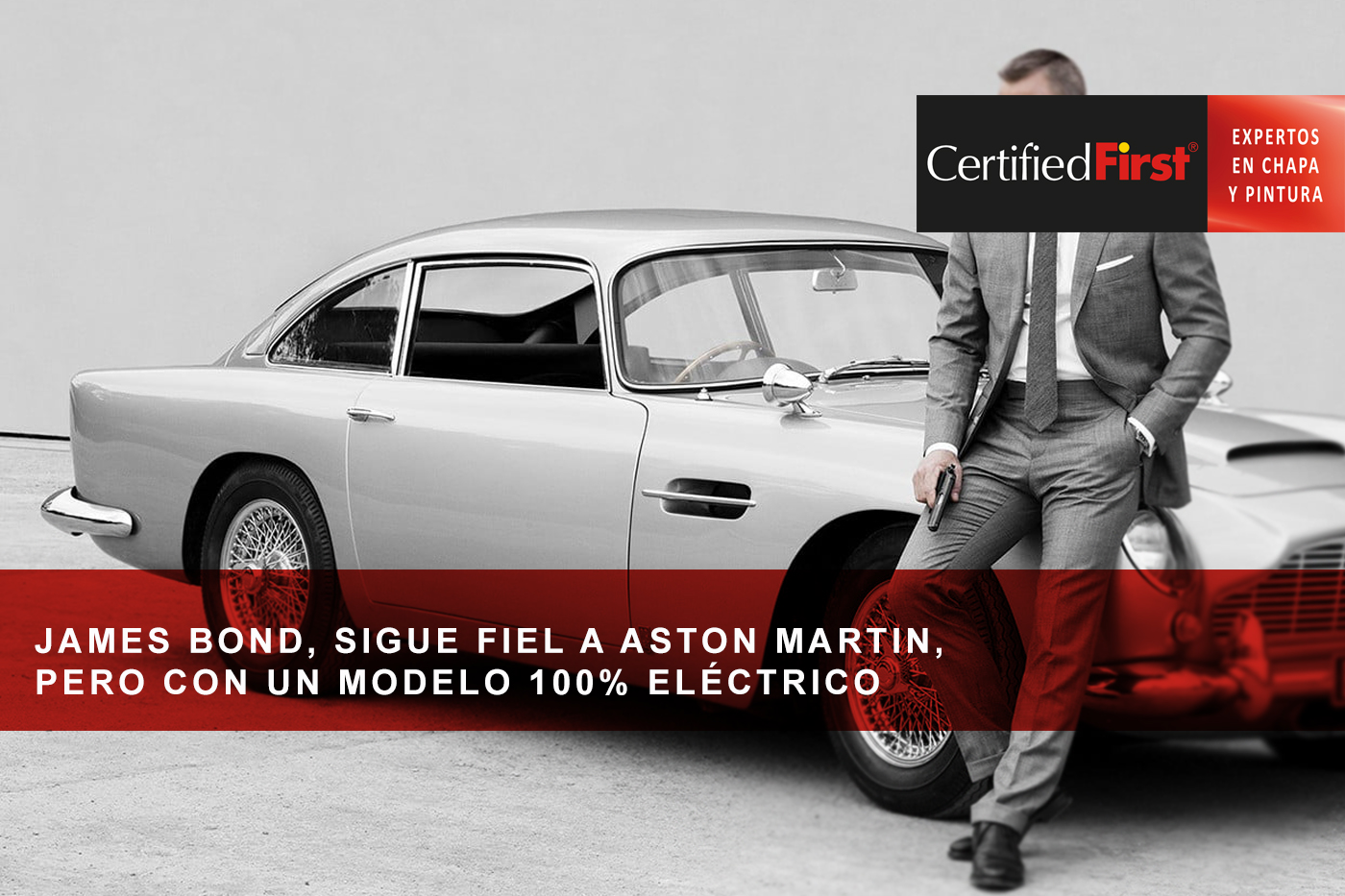 James Bond, sigue fiel a Aston Martin, pero con un modelo 100% eléctrico
