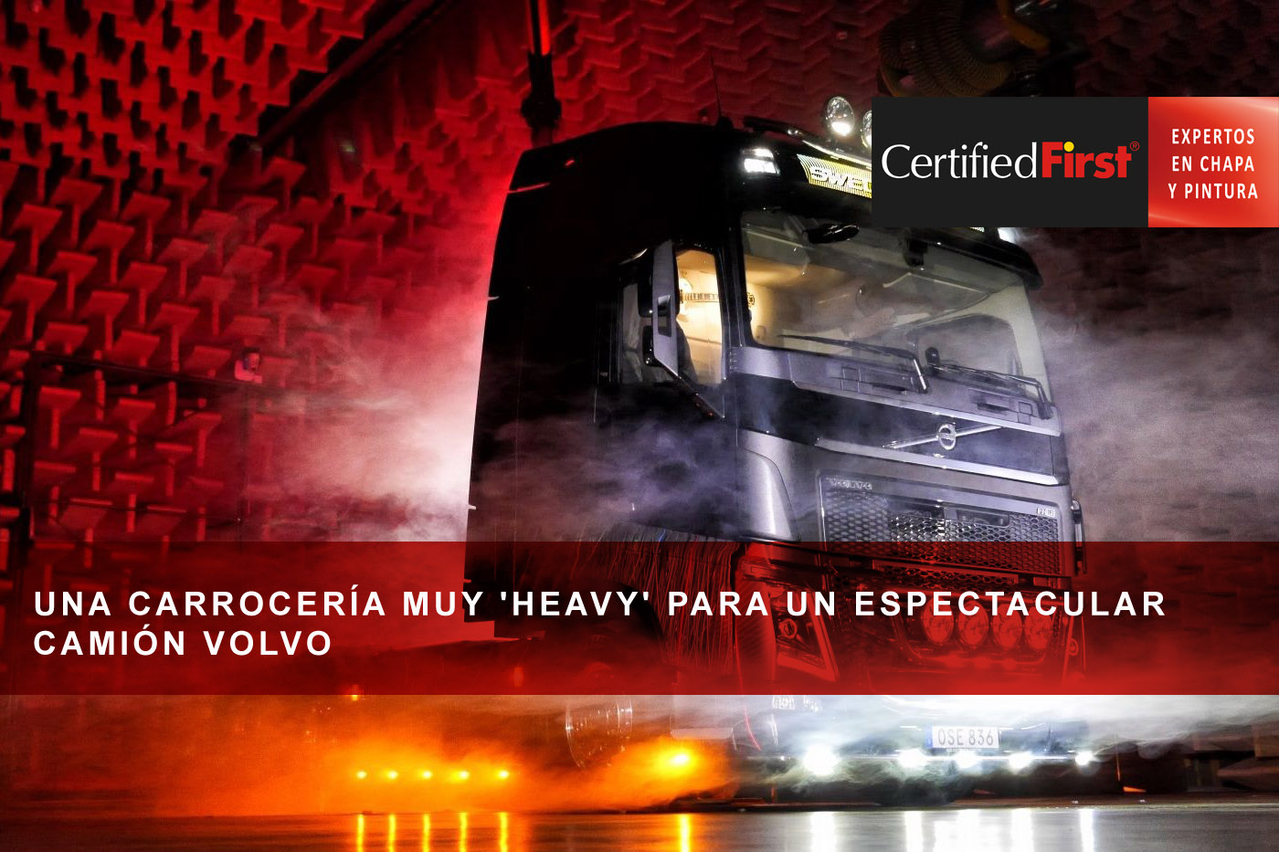 Una carrocería muy 'heavy' para un espectacular camión Volvo