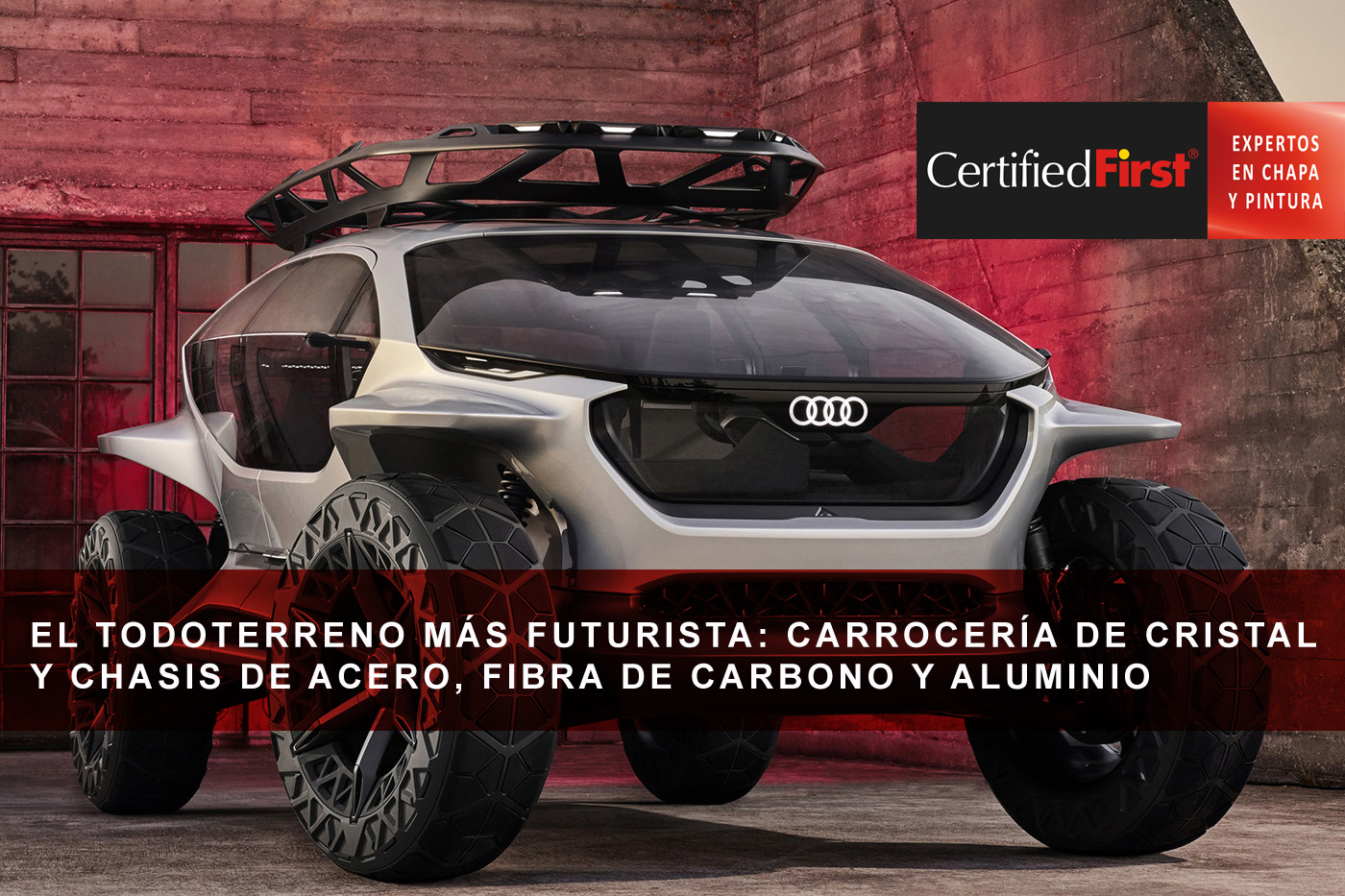 El todoterreno más futurista: carrocería de cristal y chasis de acero, fibra de carbono y aluminio