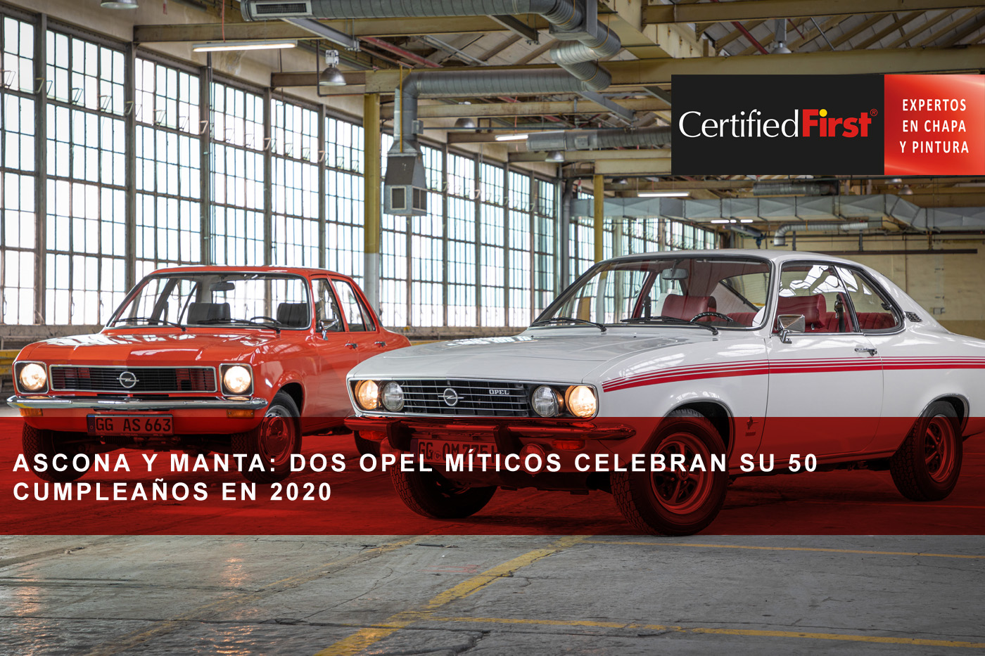 Ascona y Manta: dos Opel míticos celebran su 50 cumpleaños en 2020