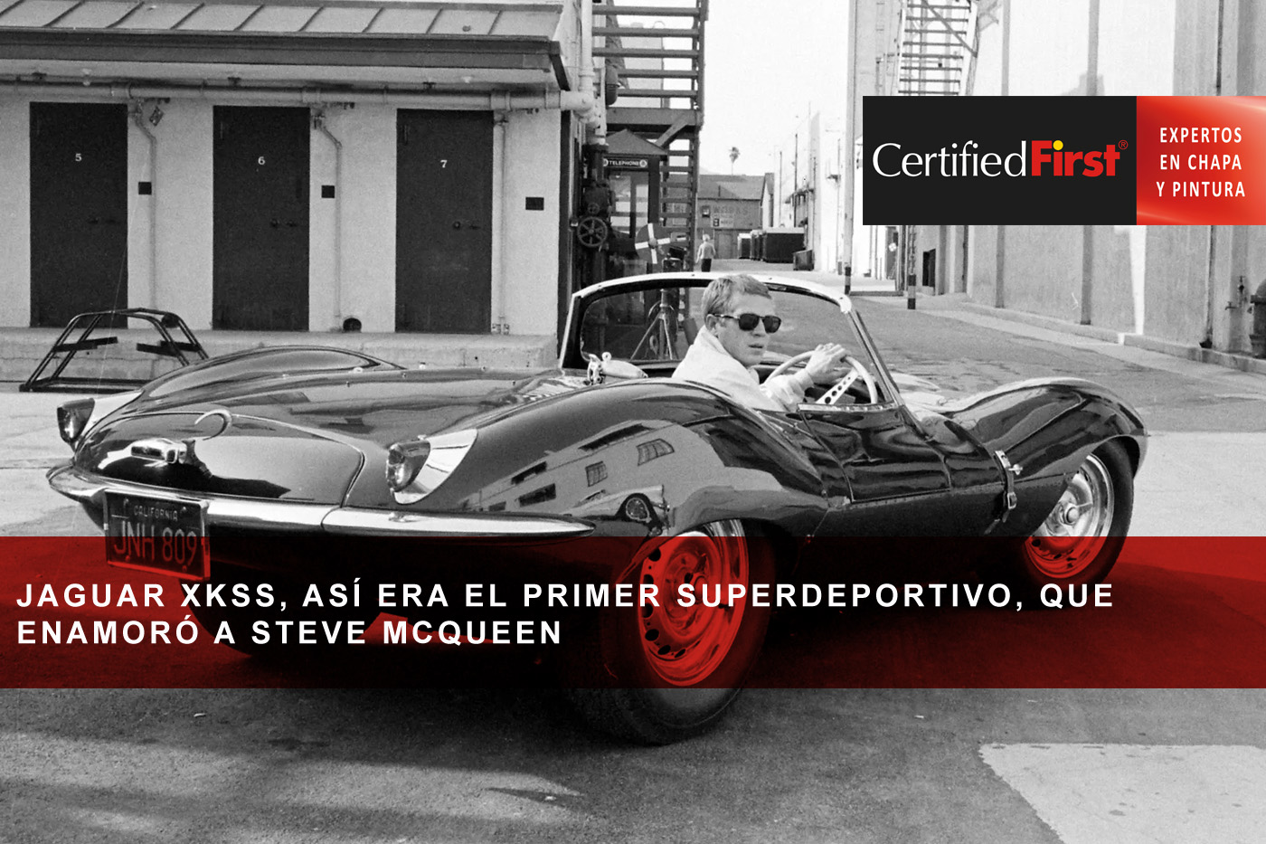 Jaguar XKSS, así era el primer superdeportivo, que enamoró a Steve McQueen