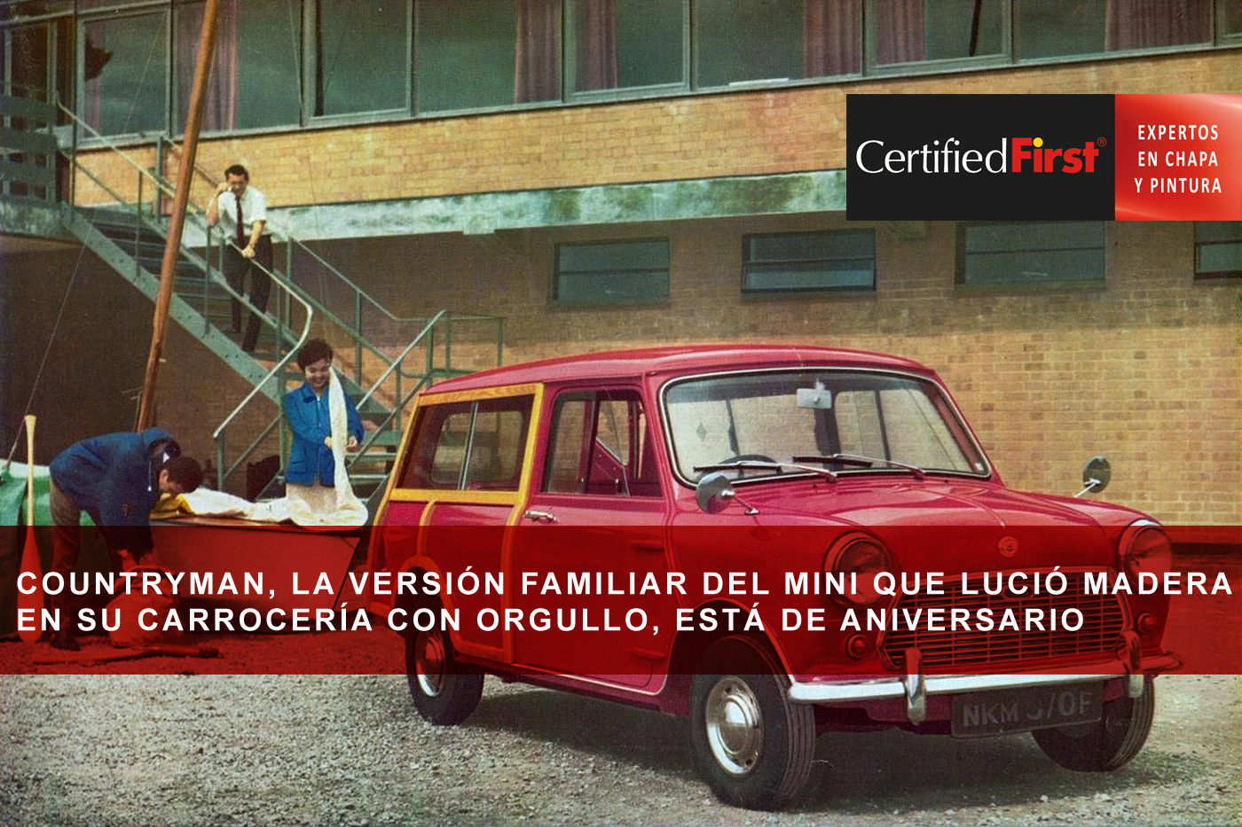 Countryman, la versión familiar del Mini que lució madera en su carrocería con orgullo, está de aniversario