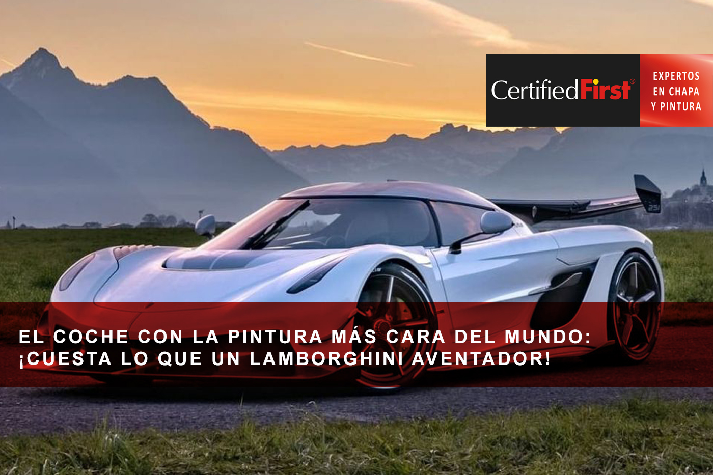 El coche con la pintura más cara del mundo: ¡cuesta lo que un Lamborghini Aventador!