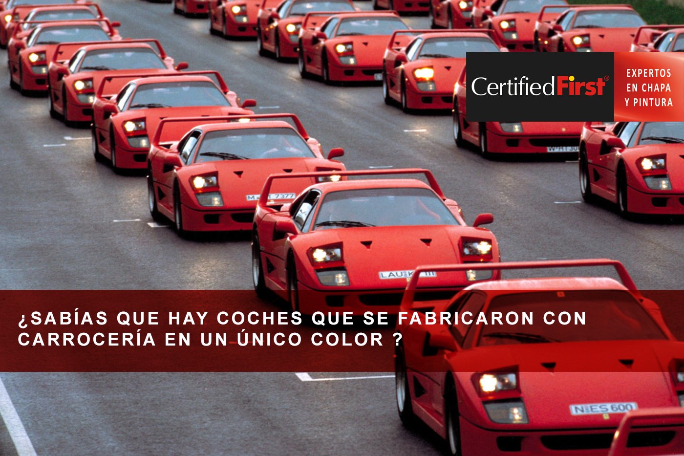 ¿Sabías que hay coches que se fabricaron con carrocería en un único color?