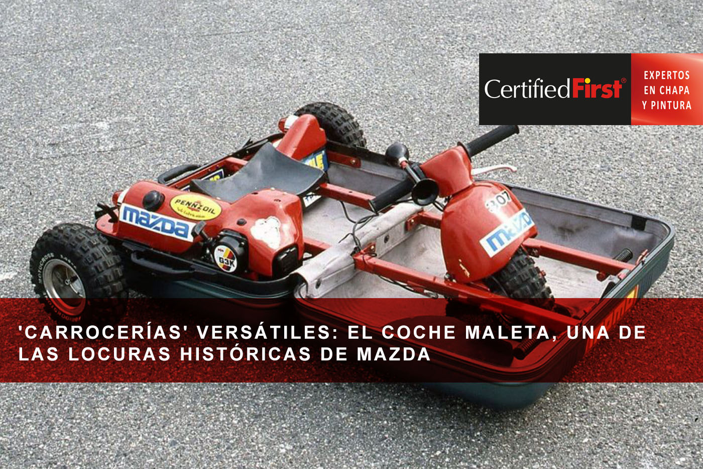 'Carrocerías' versátiles: el coche maleta, una de las locuras históricas de Mazda