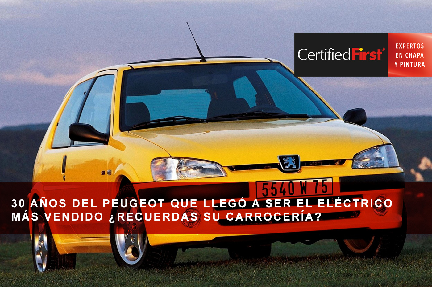 30 años del Peugeot que llegó a ser el eléctrico más vendido ¿recuerdas su carrocería?